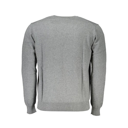 V-Neck Cotton Blend Sophisticated Sweater