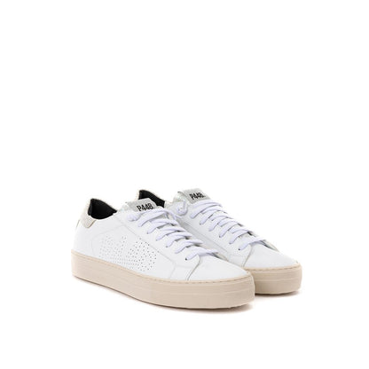P448 Luxury White Leather Sneakers