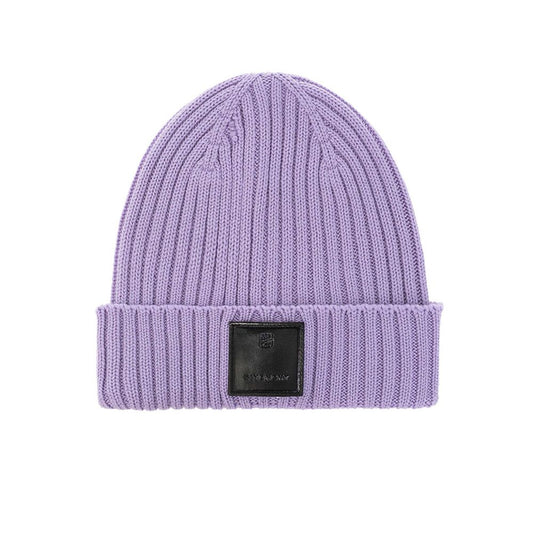 Elegant Purple Wool Cap