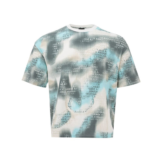Multicolor Cotton Tee for the Modern Man