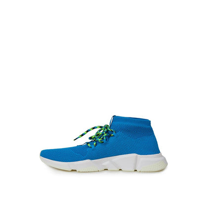 Exquisite Blue Cotton Sneakers for Men
