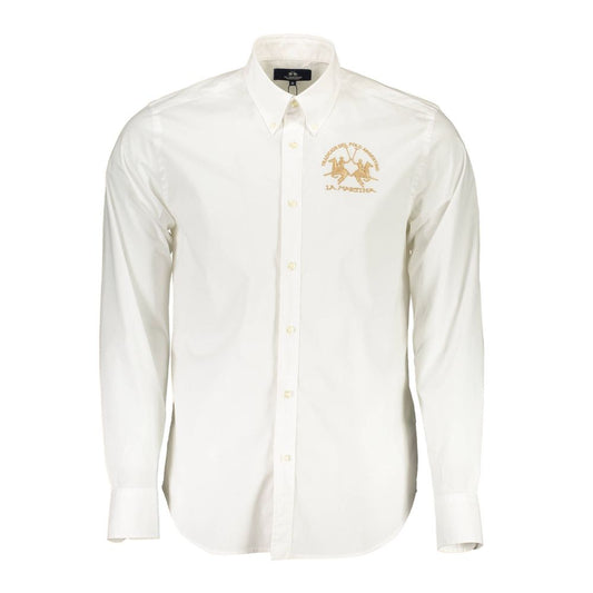 Elegant Long-Sleeved White Shirt for Men