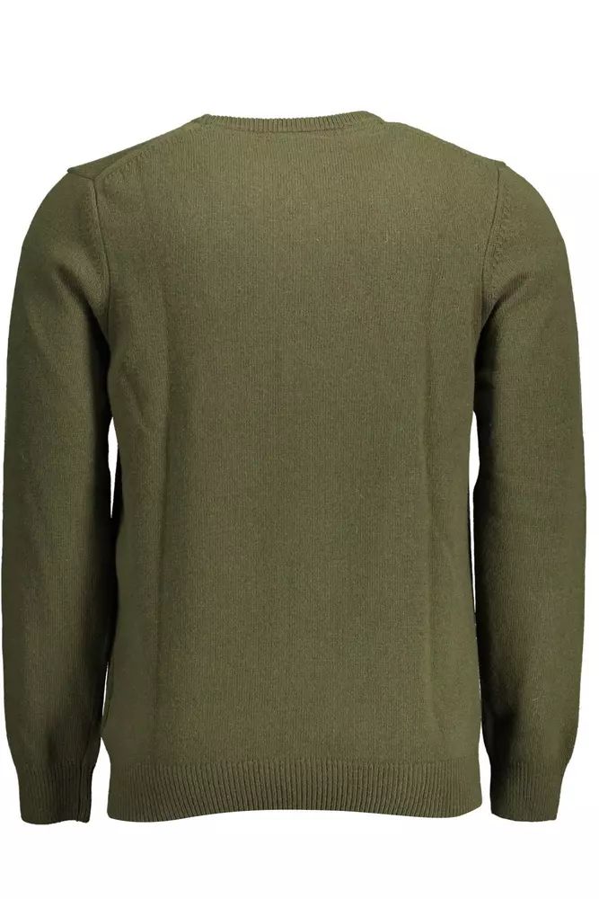 Elegant Green Wool Blend Sweater