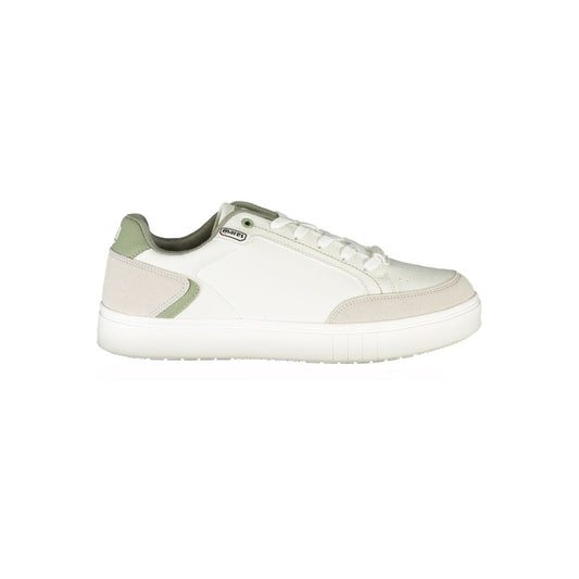 White Polyester Sneaker