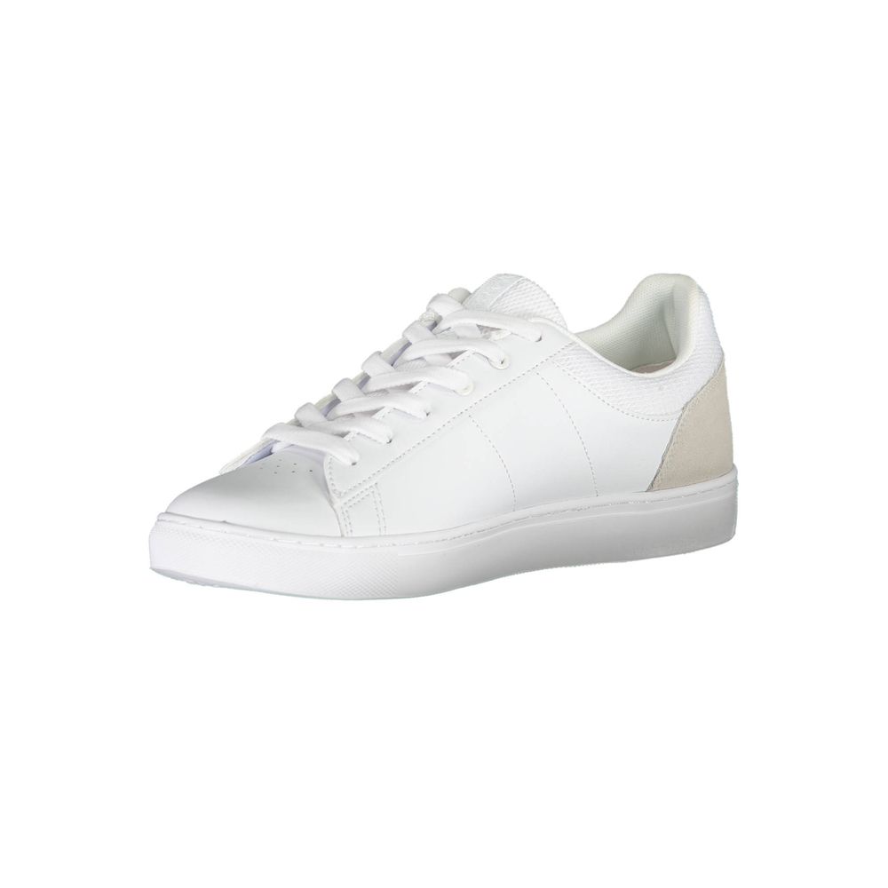 Elegant White Sneakers with Contrasting Details