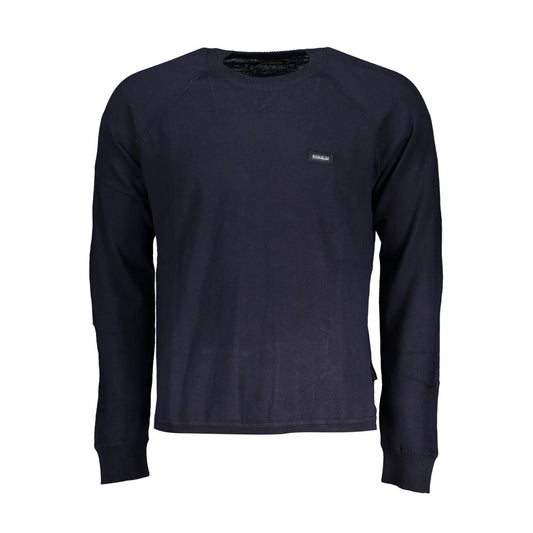 Elegant Crew Neck Sweater with Contrast Details