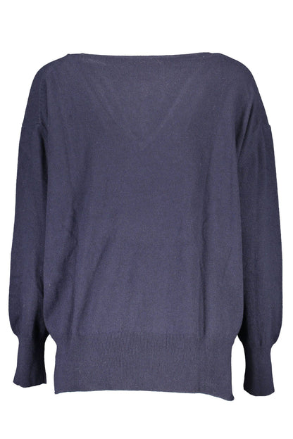 Eco-Conscious V-Neck Wool Blend Sweater
