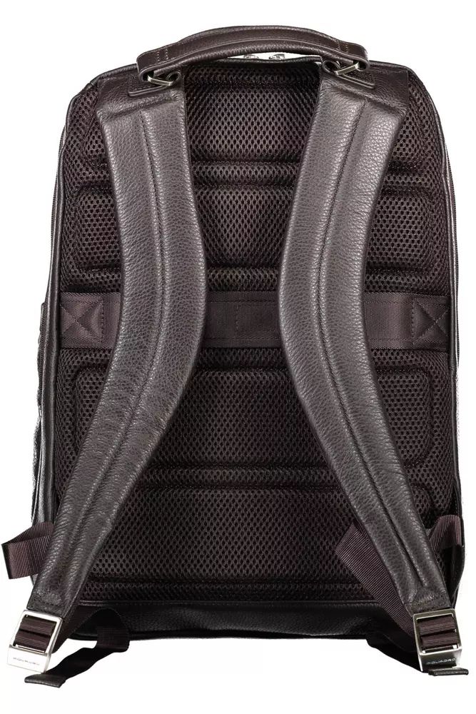 Elegant Brown Tech-Savvy Backpack