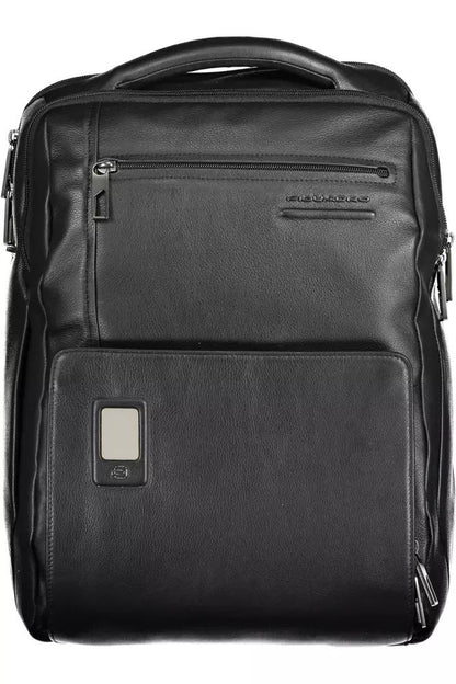 Elegant Leather Backpack with Laptop Pocket