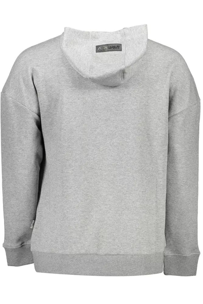 Elevated Casual Gray Hooded Sweatshirt