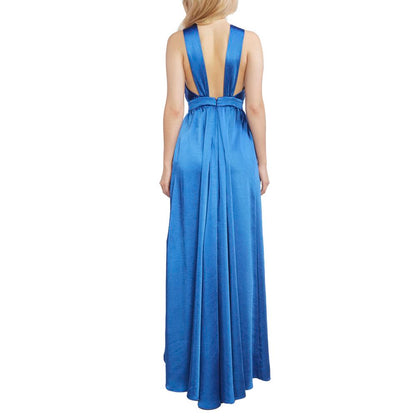 Blue Polyester Dress