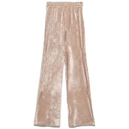 Beige Polyester Jeans & Pant