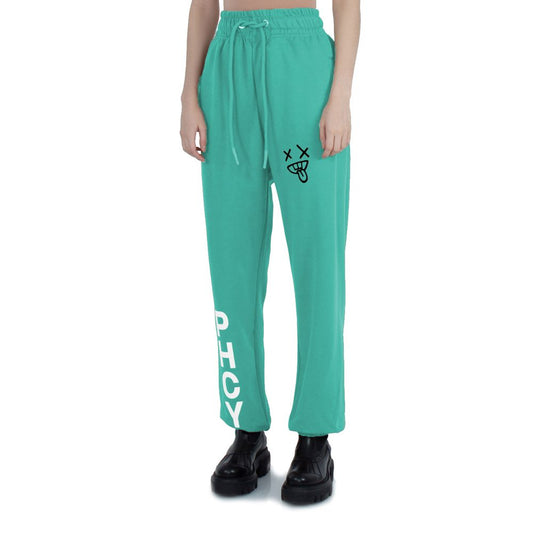 Sporty Chic Cotton Jersey Trousers