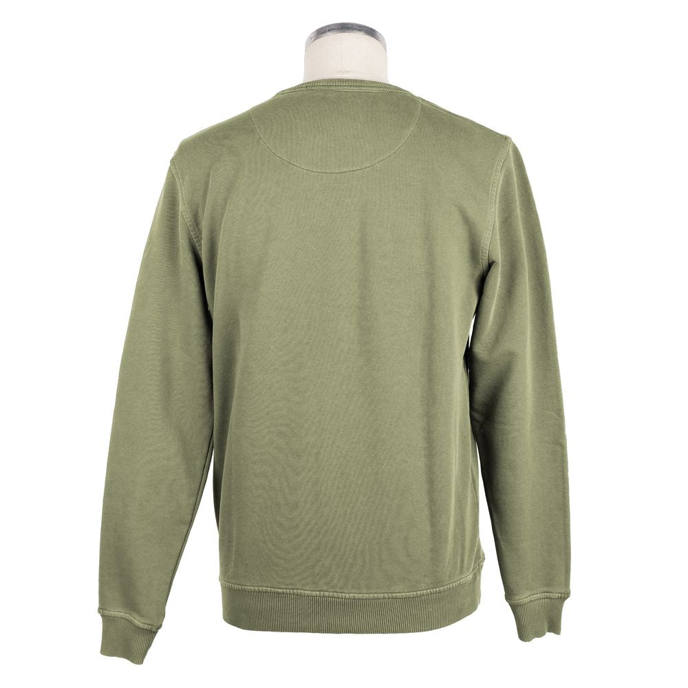 Garment-Dyed Cotton Chest Pocket Sweatshirt