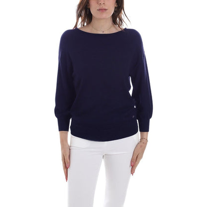Chic Fuchsia Half-Sleeve Sweater