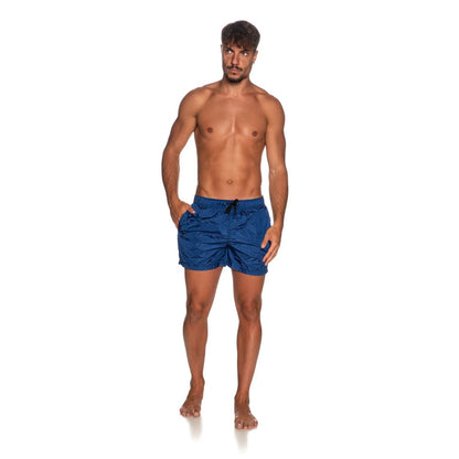 Blue Beach Escape Swim Shorts