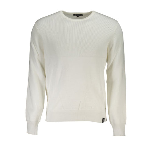 Crew Neck Sweater with Contrast Details
