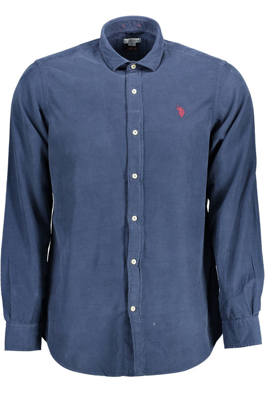 Sleek Slim Fit Long Sleeve Shirt with French Collar
