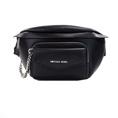 Maisie Large Black 2-n-1 Waistpack Card Case Fanny Pack Bag