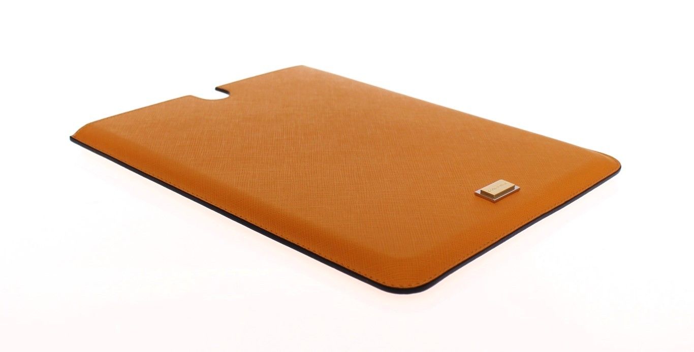 Orange Leather iPAD Tablet eBook Cover