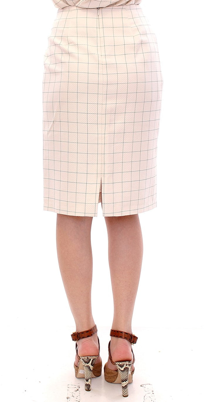 Elegant White Pencil Skirt - Chic and Sophisticated