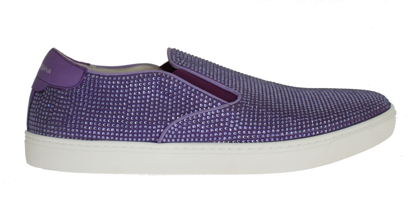 Elegant Purple Strass Fashion Sneakers