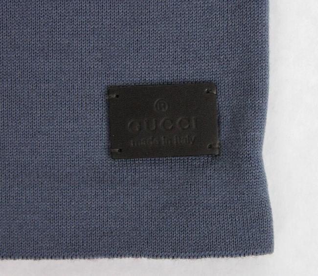 Unisex Burgundy Blue Wool Beanie Medium Knit Cap