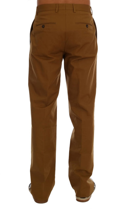 Elegant Brown Formal Trousers for Men