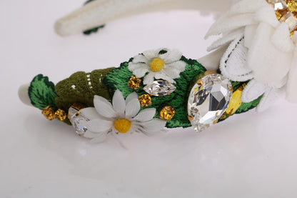 Sunflower Crystal Embellished Headband