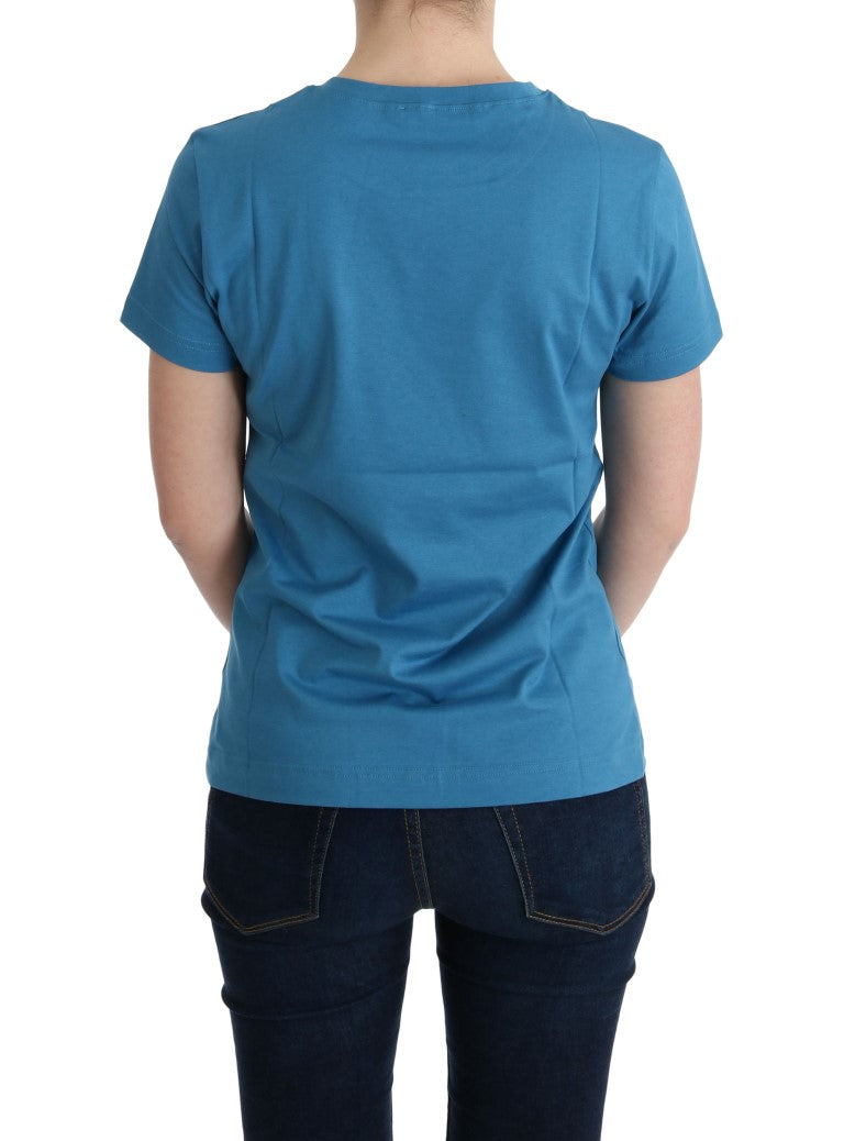 Blue Cotton 2017 Motive T-Shirt