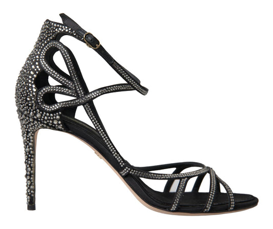 Elegant Keira Rhinestone Stiletto Sandals