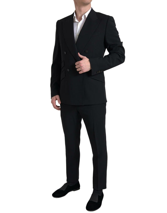 Elegant Slim Fit Double Breasted Suit