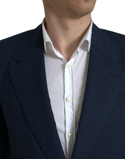 Elegant Slim Fit Blue Two-Piece Suit