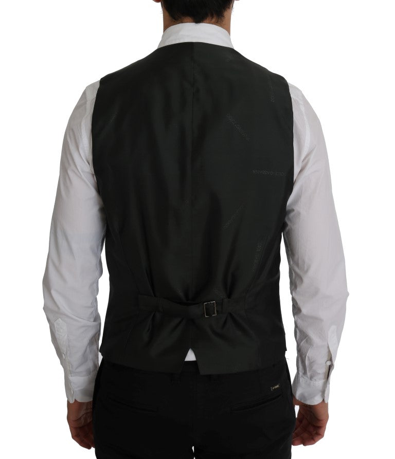 Black STAFF Cotton Striped Vest