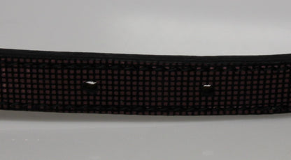 Purple Leather Logo Chain Belt