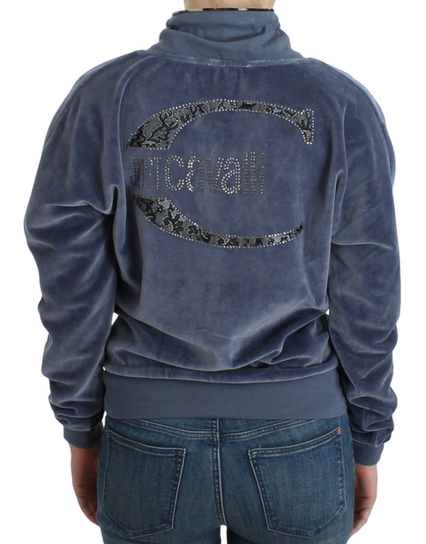 Elegant Mock Sweater with Rhinestone Detail