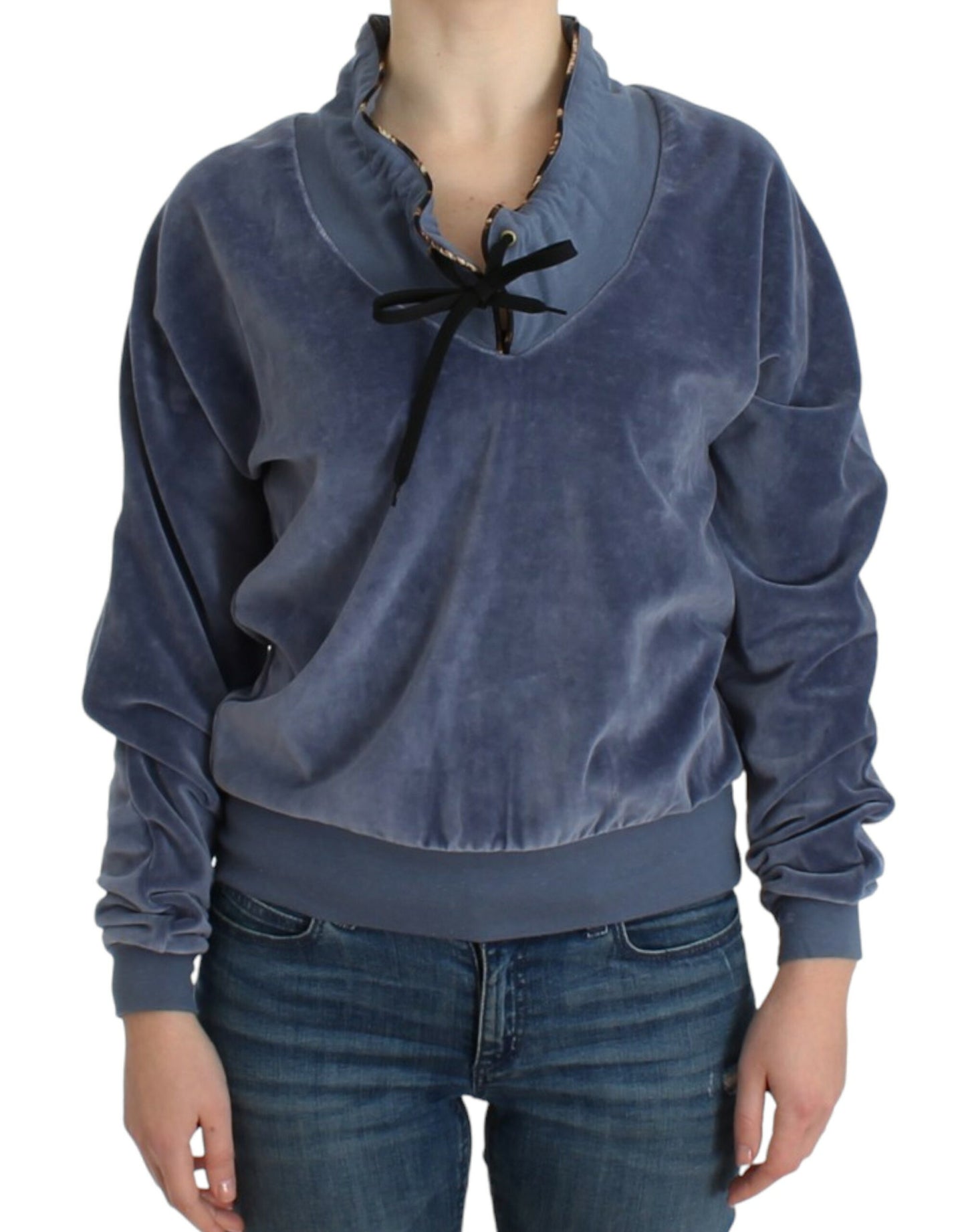 Elegant Mock Sweater with Rhinestone Detail