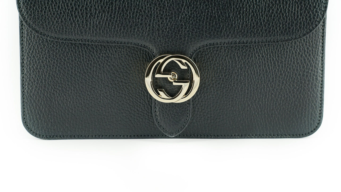 Elegant Calf Leather Shoulder Bag