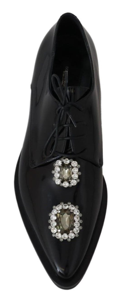 Crystal Embellished Derby Dress Shoes