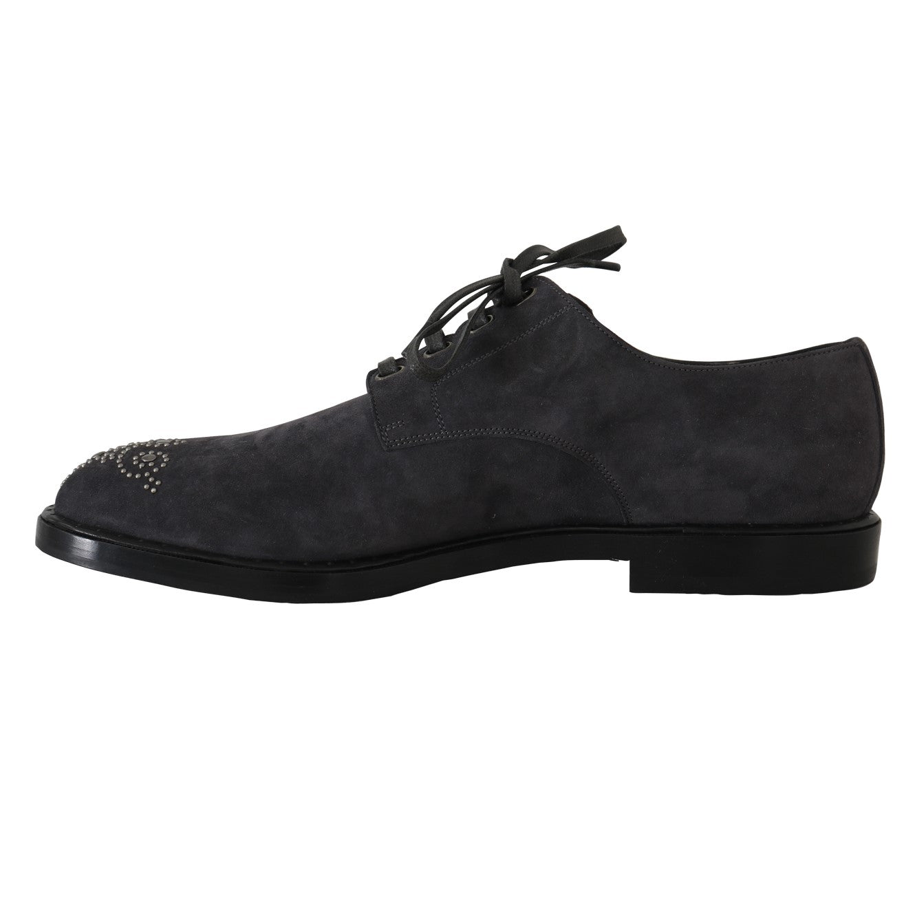 Gray Suede Derby Dress Formal Laceups Shoes