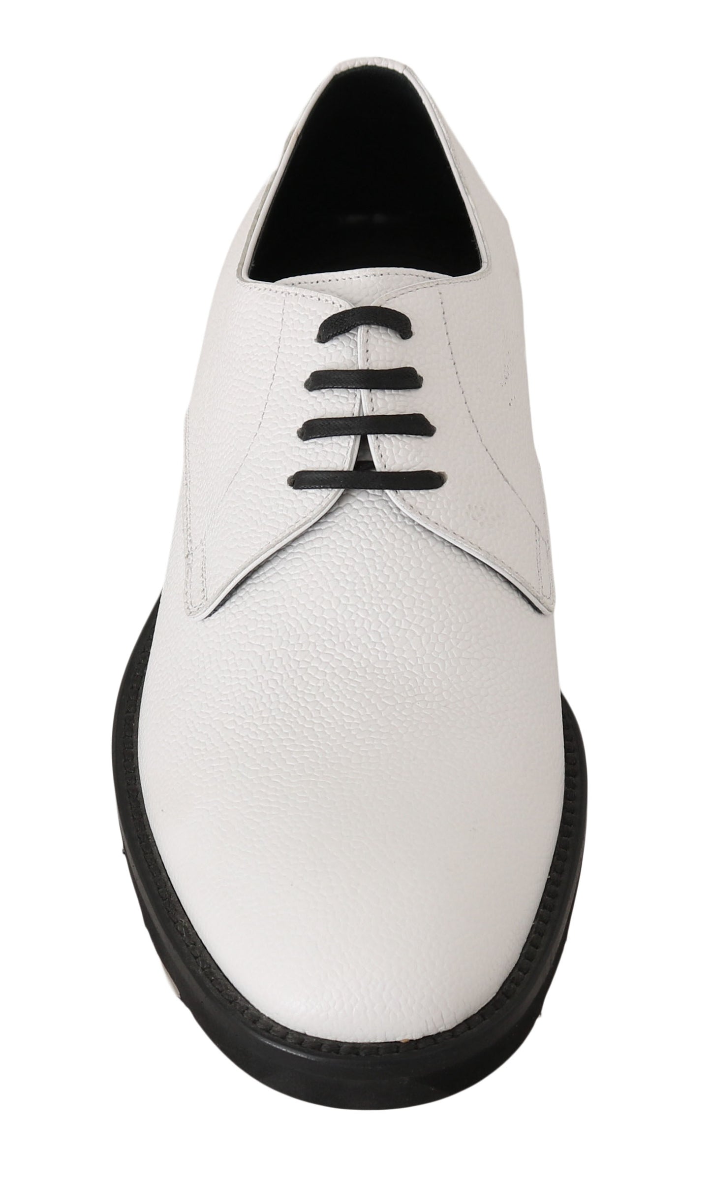 Elegant White Formal Leather Shoes