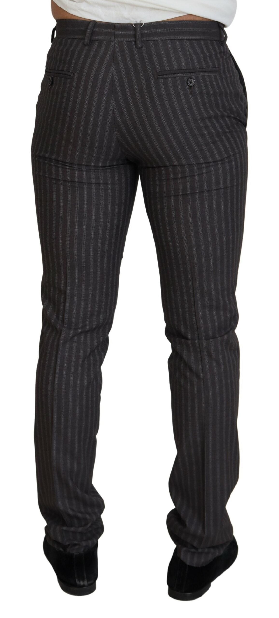 Elegant Striped Dress Pants for Men