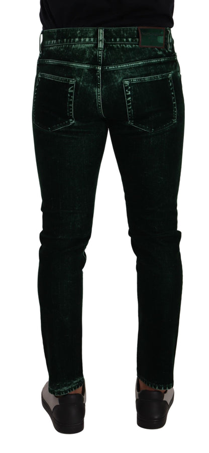 Sleek Cotton-Blend Skinny Denim Jeans