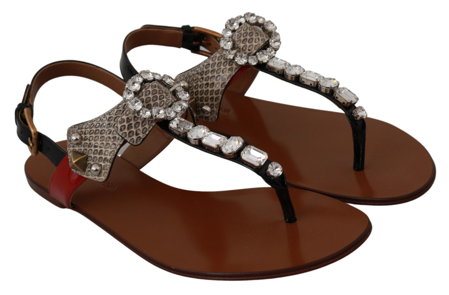 Elegant Strappy Sandals with Exotic Charm