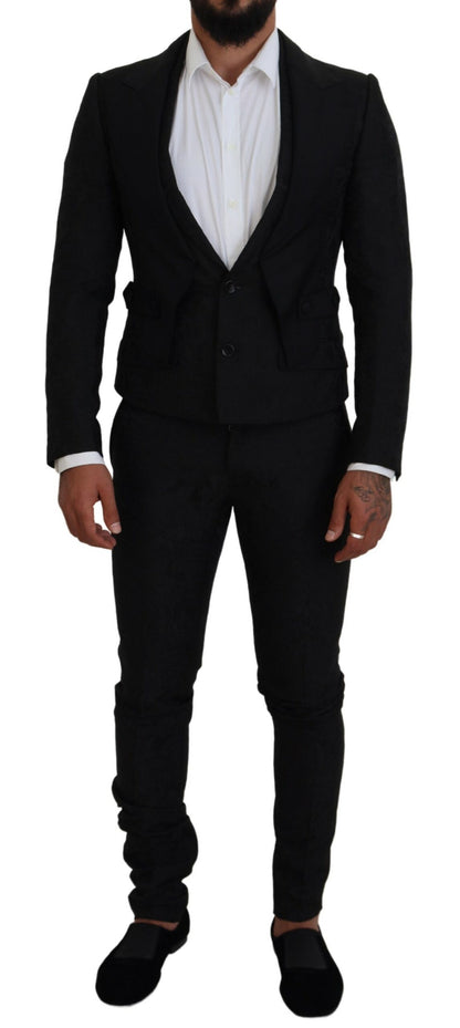 Elegant Black Martini Suit for the Modern Man