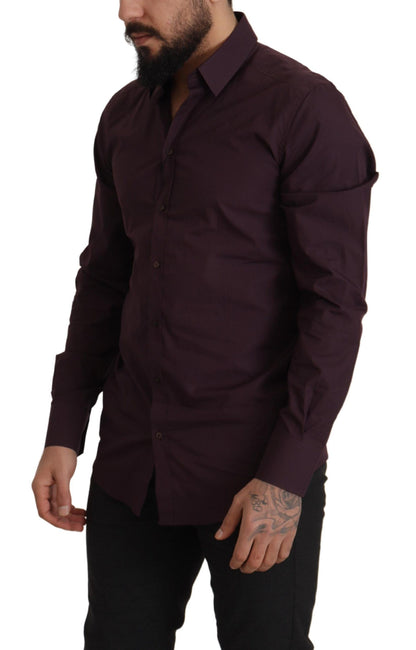 Regal Purple Slim Fit Dress Shirt
