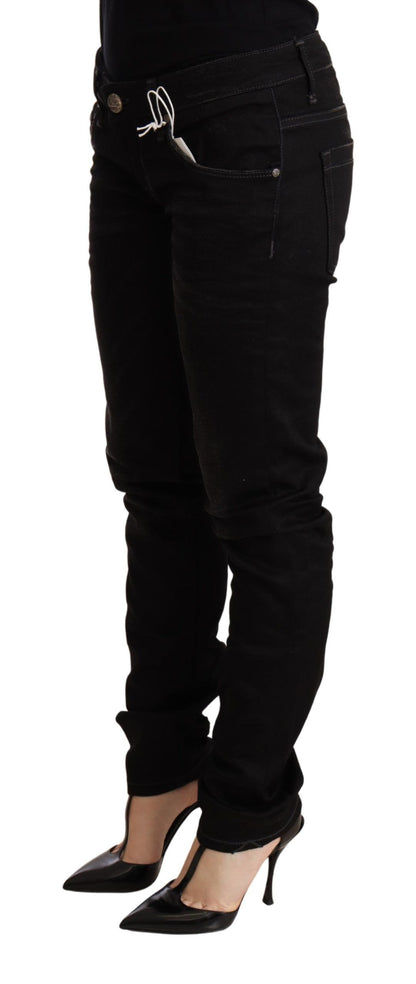 Sleek Black Wash Skinny Jeans