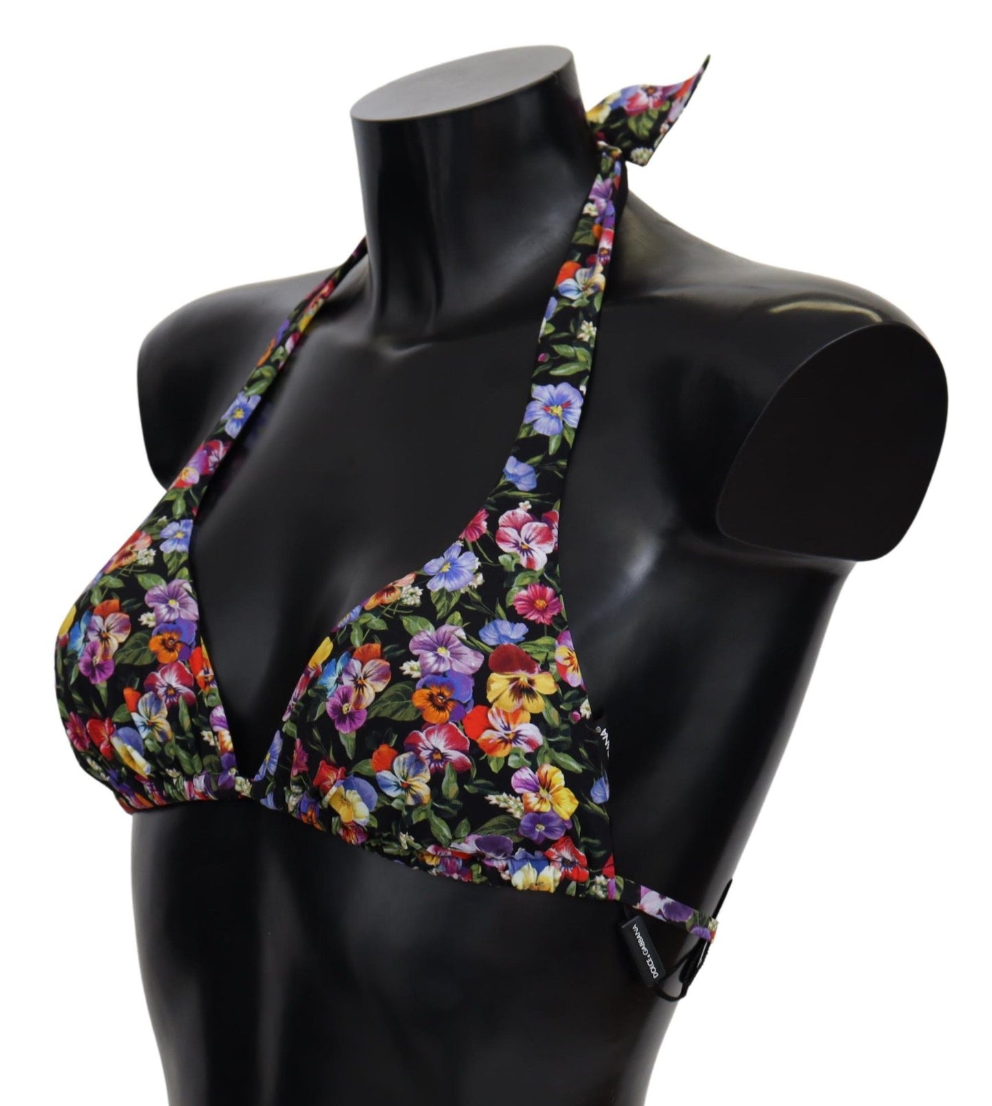Chic Floral Printed Bikini Top