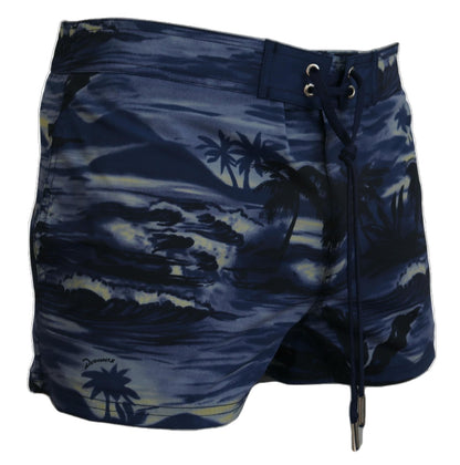 Tropical Wave Design Swim Shorts