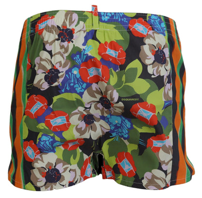 Multicolor Floral Men's Swim Shorts